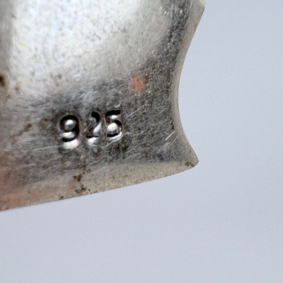 VTG Sterling Silver 925 Pink Mother of Pearl Pendant Necklace Size 29" Length - Picture 9 of 14